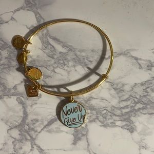 Gold alex and Ani bracelet